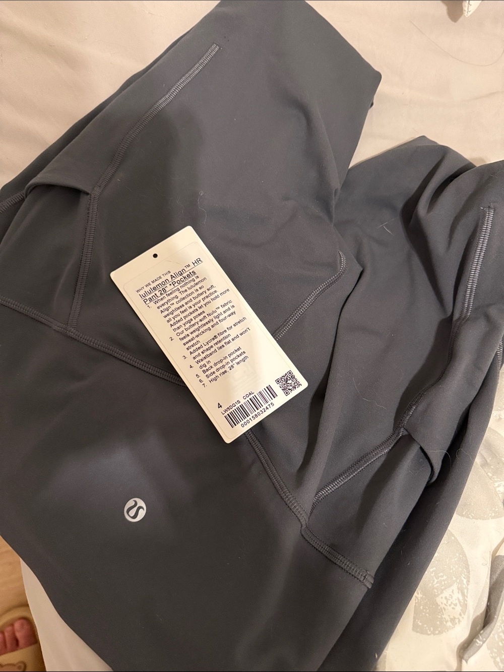 Lululemon Align High-Rise Pant with Pockets 28 size 4 coal
